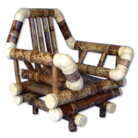 Single Sofa, Made From Bamboo