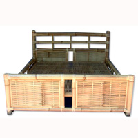 Single Bed, Made From Bamboo ( Without Cushion )