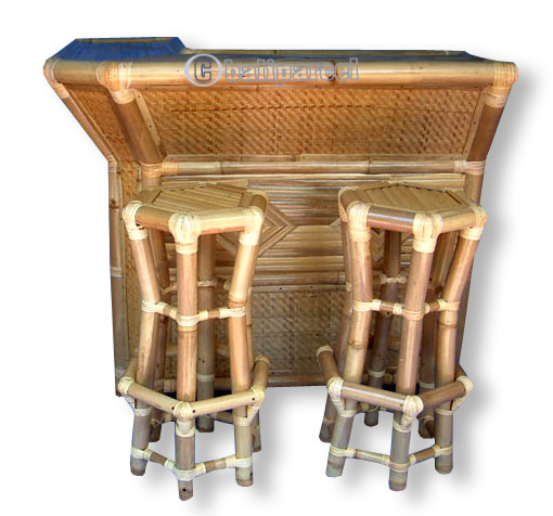 Set Bar Table, Made From Bamboo