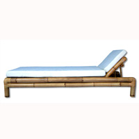 Single Bed, Made From Bamboo ( Including Cushion )