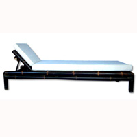 Single Bed, Made From Bamboo ( Including Cushion )