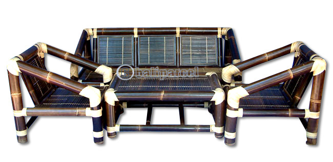 Set Sofa, Made From Bamboo ( Without Cushion )