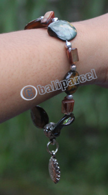 Bracelet, Made From Shell With Metal