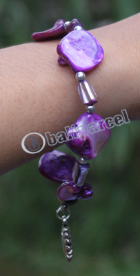 Bracelet, Made From Shell With Metal