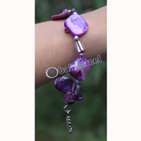 Bracelet, Made From Shell With Metal