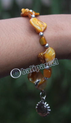 Bracelet, Made From Shell With Metal