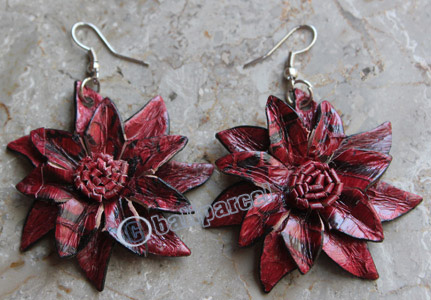 Earring, Made From Snake Skin