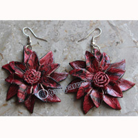 Earring, Made From Snake Skin
