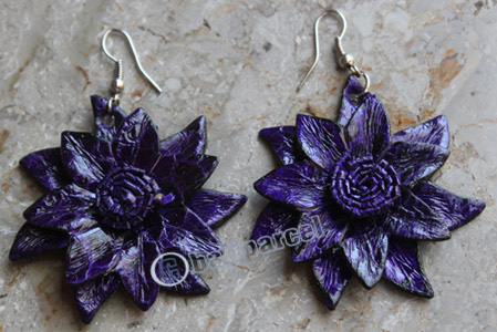 Earring, Made From Snake Skin