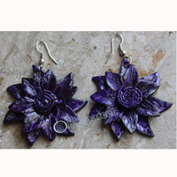 Earring, Made From Snake Skin
