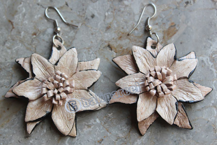 Earring, Made From Snake Skin