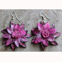 Earring, Made From Snake Skin