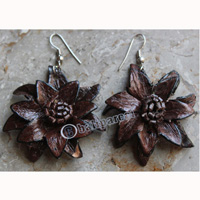 Earring, Made From Snake Skin