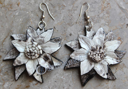 Earring, Made From Snake Skin