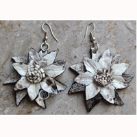 Earring, Made From Snake Skin