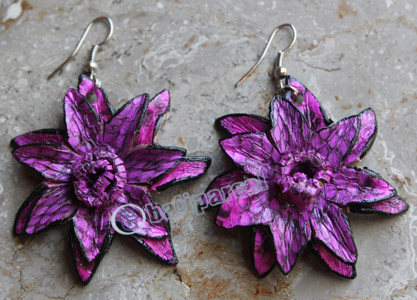 Earring, Made From Snake Skin