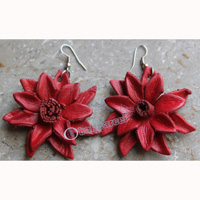 Earring, Made From Leather