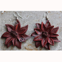 Earring, Made From Leather
