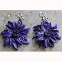 Earring, Made From Leather
