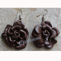 Earring, Made From Leather