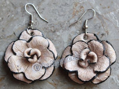 Earring, Made From Snake Skin
