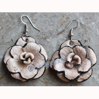 Earring, Made From Snake Skin