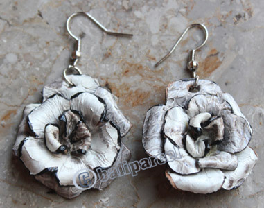 Earring, Made From Snake Skin