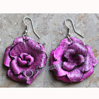 Earring, Made From Snake Skin