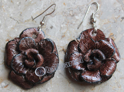 Earring, Made From Snake Skin