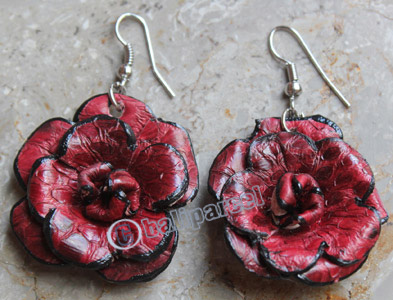 Earring, Made From Snake Skin
