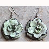 Earring, Made From Snake Skin