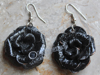 Earring, Made From Snake Skin