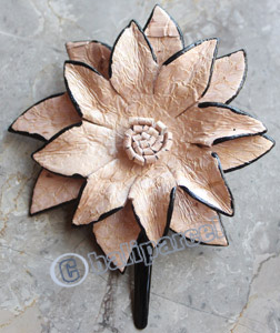 Hair Clip, Made From Snake Skin