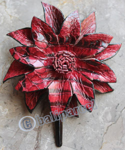 Hair Clip, Made From Snake Skin