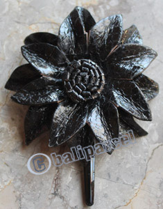 Hair Clip, Made From Snake Skin