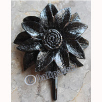 Hair Clip, Made From Snake Skin