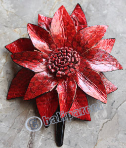 Hair Clip, Made From Snake Skin