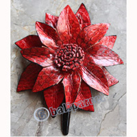 Hair Clip, Made From Snake Skin