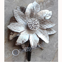Hair Clip, Made From Snake Skin