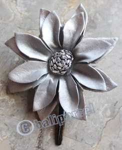 Hair Clip, Made From Leather