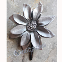 Hair Clip, Made From Leather