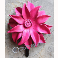 Hair Clip, Made From Leather