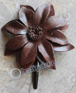 Hair Clip, Made From Leather