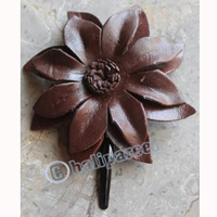 Hair Clip, Made From Leather