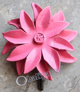 Hair Clip, Made From Leather