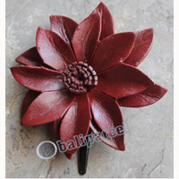 Hair Clip, Made From Leather