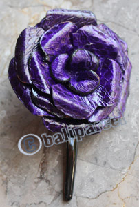 Hair Clip, Made From Snake Skin
