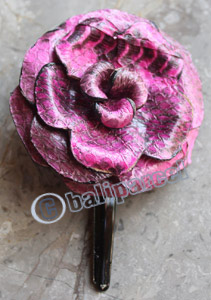 Hair Clip, Made From Snake Skin