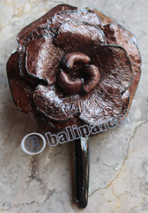 Hair Clip, Made From Snake Skin