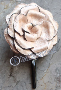 Hair Clip, Made From Snake Skin